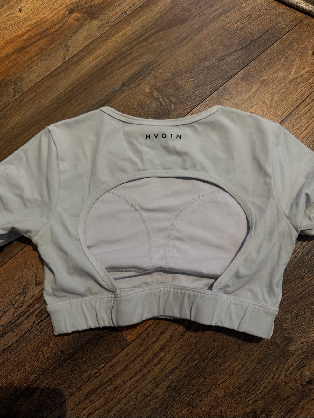 Nvgtn cropped workout tee